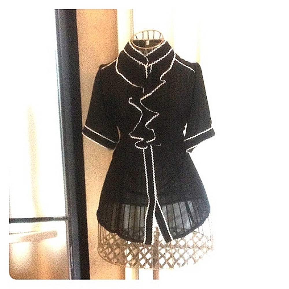 Black & White JOLIE blouse